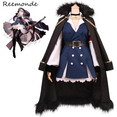 Game Girls Frontline Kar98K Cosplay Costumes Battle Uniform Full Outfit In Women Girls Halloween Carnival Wig Cosplay Costume