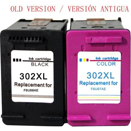 HP 302 Ink Cartridge OLD VERSION for Remanufatured for HP 302XL For HP Deskjet 2130 2135 1110 3630 3632 Officejet 3830 3834 4650