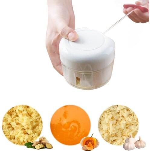 Multifunction Vegetable Chopper Manual Pulling Garlic Ginger Onion Press Fruit Nuts Shredder Meat Grinder Kitchen Accessories