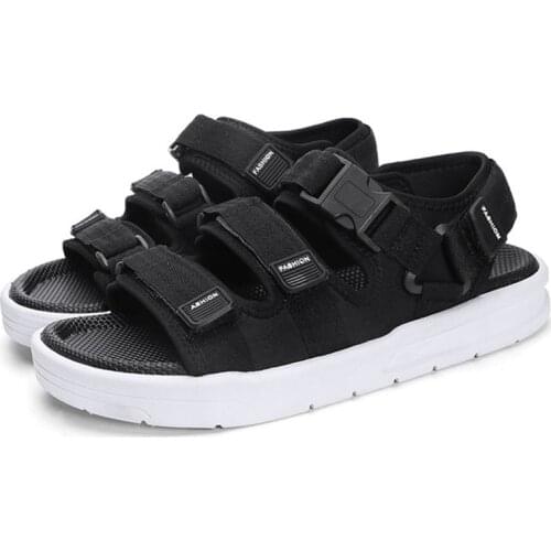 Mens Sandals 2019Summer New Casual Sandals Mens Fashion Trend Wear Sports Shoes Outdoor Non-slip Beach Shoes