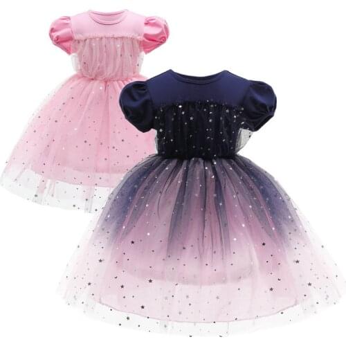 Aitonoble Summer New Costume Gilrs Dress Girls Dress Princess Dress KidsSkirt Cosplay Dress For Girls With a Gift Bag