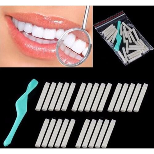 25PCS Teeth Whitening Stick Tooth Dental Peeling Stick Erasers Teeth Cleaning Stains Remover Oral Hygiene Care