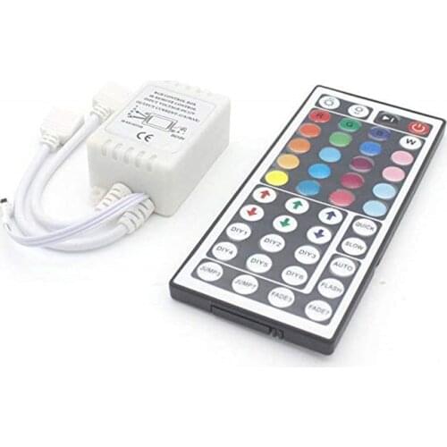 Led Controller 44 Keys 24 Keys LED IR RGB Controler LED Lights Controller IR Remote Dimmer DC12V 6A For RGB 3528 5050 LED Strip