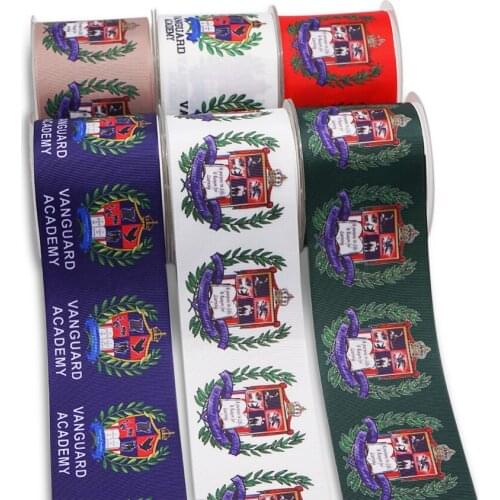 DIY Handmade Materials Printed Grosgrain Ribbon 50 Yard Per Size 23081