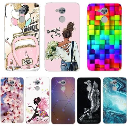 Silicon Case for Huawei Honor 6A Case Soft TPU Back Phone Cover for Huawei Honor 6A 6 A Coque Bumper Bag flower