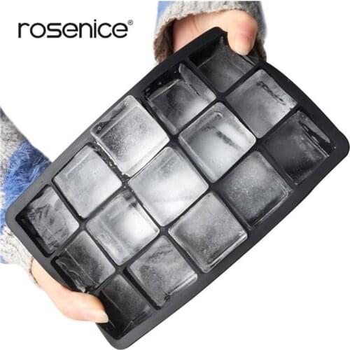 Silicone Ice Cube Maker Ice Tray Halloween Candy Cake Pudding Chocolate Molds Easy-Release Square Shape Ice Cube Trays Molds