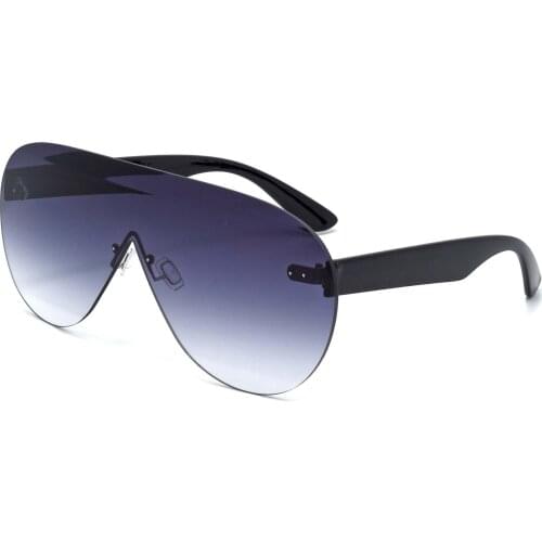 Men Women Oversize Shield Sunglasses Flat Top Sunglasses Mono Mirrored Lens Large Sunglasses with UV Protection NX