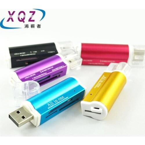 Card reader Multi All in 1 Micro USB 2.0 Memory Card Reader Adapter for Micro SD SDHC TF M2 MMC MS PRO DUO Card Reader Multi