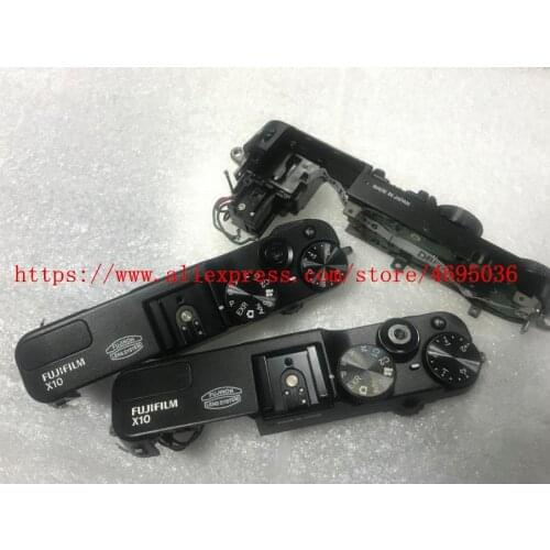 1PCS/NEW FOR Fuji X10 open unit turntable switch top cover top strip Camera Repair Part