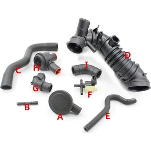 1PCS for VW Passat B5 A4 A6 Skoda Superb 1.8T Turbo Supercharging Pipe Vent Hose Exhaust Pipes Assembly 058 133 356 L