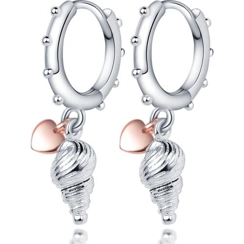 100% Real 925 Sterling Silver 11 Style Classics Heart Zircon Earrings Are Suitable as Birthday Gifts for Girls Fashion Jewelry