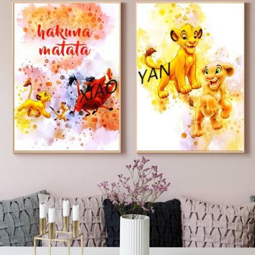 5D DIY Disney Lion King Full Diamond Embroidery Diamond Painting Cross Stitch Kits Room Decoration