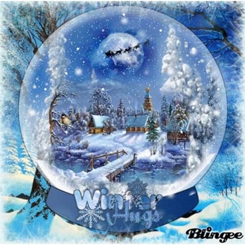 Christmas snow globe DIY Diamond Painting village in snow globe Diamond Embroidery Cross Stitch Rhinestone Mosaic Painting