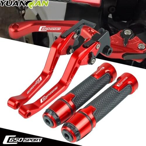For BMW C650SPORT 2015 2016 2017 Motorcycle C650 SPORT Handle Lever CNC Adjustable Brake Clutch Lever Handgrip Handle Hand Grips