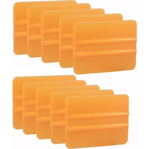 EHDIS 5/10pcs Tinting Plastic Card Scraper Window Sticker Cleaning Squeegee for Film Wrapping Glass Vinyl Applicator Car Tools