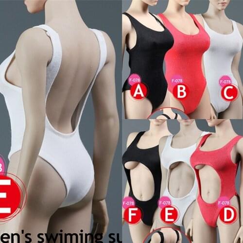 SUPERMCToys F-078 1/6 Scale Female Sexy Bikini Set One-piece Swimsuit for 12 Inches Action Figures