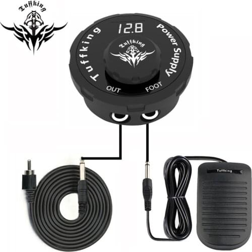 Mini Power Tattoo Switch Digital LCD Tattoo Machine Power Supply With Tattoo Pedals Clip cord for Rotary Tattoo Machine Pen