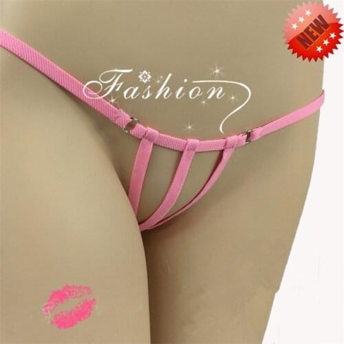 PeekABoo Strings Women Open Crotch Sexy Micro Bikini G-Strings Thongs T-back Tangas Panties Briefs Underwear Erotic Lingerie