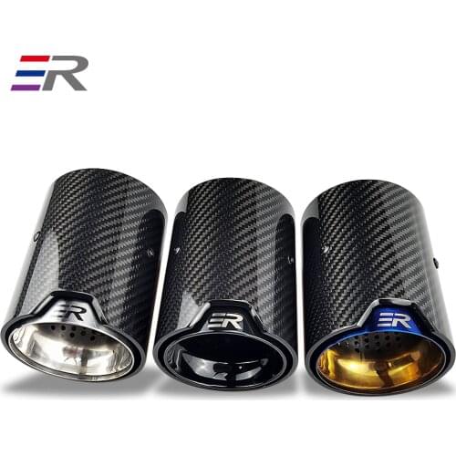 Suitable for M2 F87 M3 F80 M4 F82 F83 M5 F10 M6 F12 F13 exhaust modified carbon fiber tail throat Muffler pipe tips