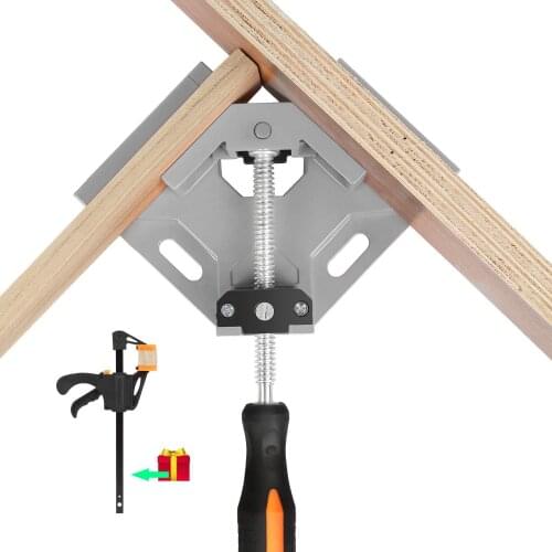 Right Angle Clamp,90 Degree Corner Clamps for Woodworking Jigs, for Cabinet Frame Drawer,4" Quick Grip Bar Clamps Included