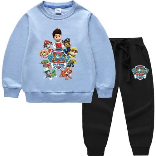 PAW PATROL Kids Tracksuit Boys Clothes Set Hoodies and Pants Girls Sportwear Clothing Cartoon Sport Suit