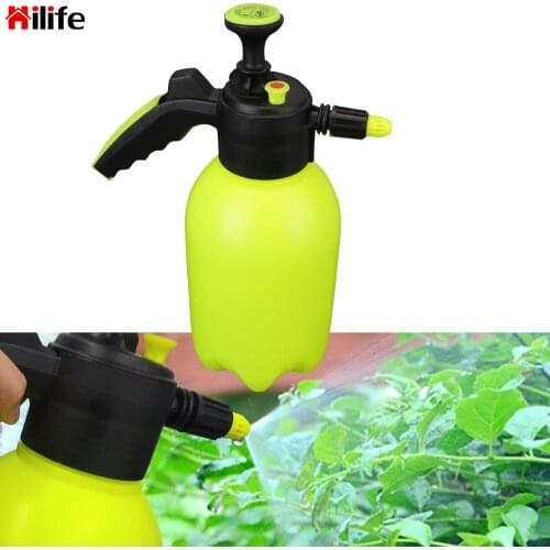Garden Irrigation Gardening Tools and Equipment Hand Pressurized Sprayer Mist Nozzle Flower Watering Universal 2L Bottle