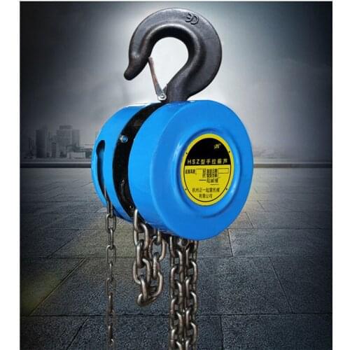 Pulley Hsz Cable Hand Control Pulley 500kg Pulley Chain Block Chain Hoist Polipasto Crane 2.5m Manual Block Lift Pulley Lifting