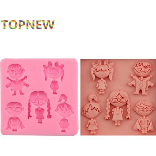 Cartoon Style Silicone Fondant Cake Mold Kitchen Accessories Bakeware Cooking Tools 2828