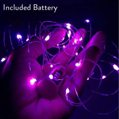 1M 10 LED Cork Shaped LED String Garland Wire Fairy Lights Included Battery for Craft Bottle Christmas Valentines Party Decor