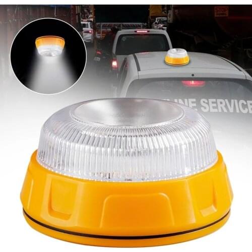 V16 Emergency Light for Car Strobe Light Magnetic Base Roadside Traffic Safety Warning Light Car Beacon Lamps Outdoor Camping