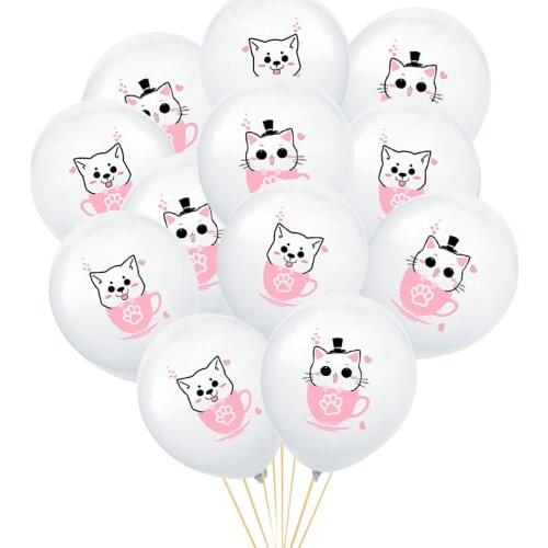 20Pcs Animal Air Latex Balloon for Kids Gift Birthday Party Decor Cute Animal Zoo Theme Supplies Toys (10 Cat and 10 Dog Claw)