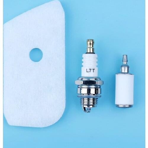 Air Fuel Filter Spark Plug Candle Tune Up Fit For Husqvarna 124L 125R 125RJ 125L 125E 128R 128L 128LD 128C Trimmer Brush Cutter