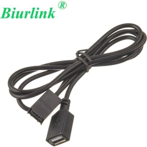 Biurlink Car CD Changer Female USB Interface Cable Adapter For Honda Civic CRV Accord Jazz Fit