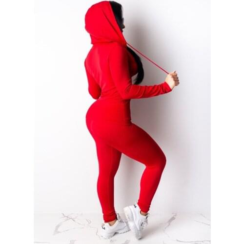 6 color sport hoodie suit long sleeve hooded outfit 2 Piece Set Casual Sport Suit Women Blue Tracksuit Set Top and Pants