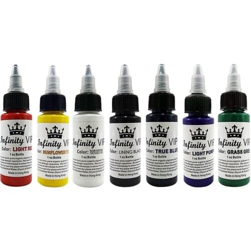 1 Pcs 30ML/Bottle Professional Tattoo Pigment Inks Safe Half Permanent Tattoo Paints Supplies for Body Beauty Tattoo Art