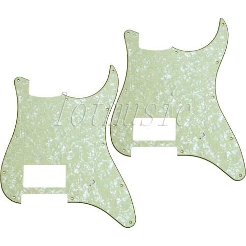 2pcs light green pearl 3 Ply-11 hole guitar pickguard for fender Strat guitar