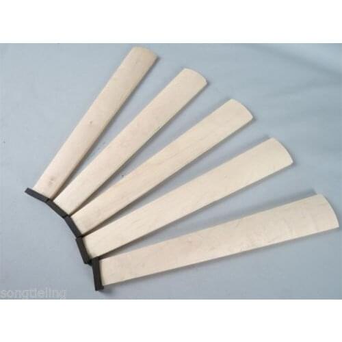 5pcs Strong maple wood whtie fingerboards of violin 4/4