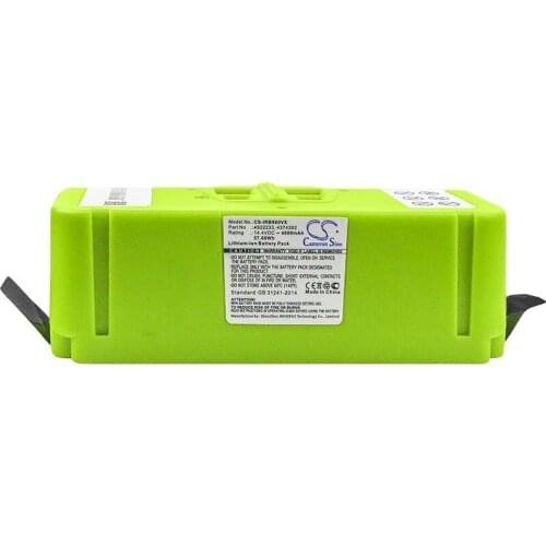 Cameron Sino 4000mAh Battery for iRobot Roomba 614/615/640/652/665/670/671/675/677/680/681/690/691 /695/696/801/805/850/860,etc