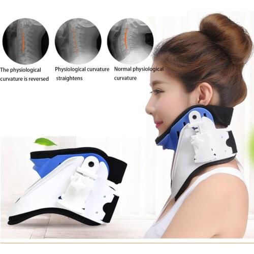 Pain Relief Head Healthy Medical Plastic Cervical Traction Stretch Brace Spine Massage Device Chiropractic Stracin Correction