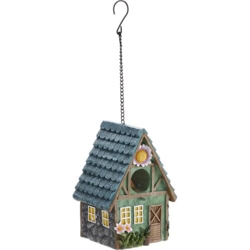 Bird Cage Birdhouse Birds Nest Box Garden Decor Resting Place 1PC Feeding Ornaments American Creative Outside DIY House