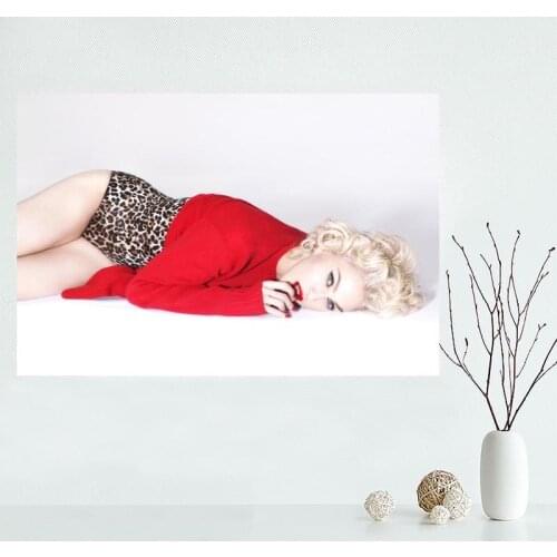 Nice Custom Madonna Canvas Poster Print painting Art Wall Silk Poster cloth print Fabric Poster