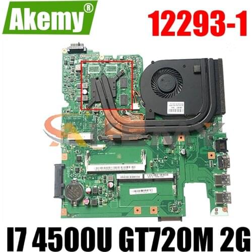 Akemy 12293-1 48.4L106.011 Motherboard For Lenovo S510P LS41P LS51P Notebook Motherboard CPU I7 4500U GT720M 2G DDR3 100% Test
