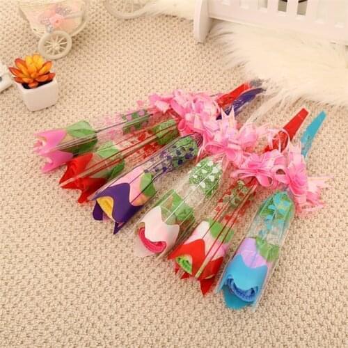 10pcs Rose Towel Innovative Mini Towel Wedding Holiday Gifts Kindergarten Gift Company Activities