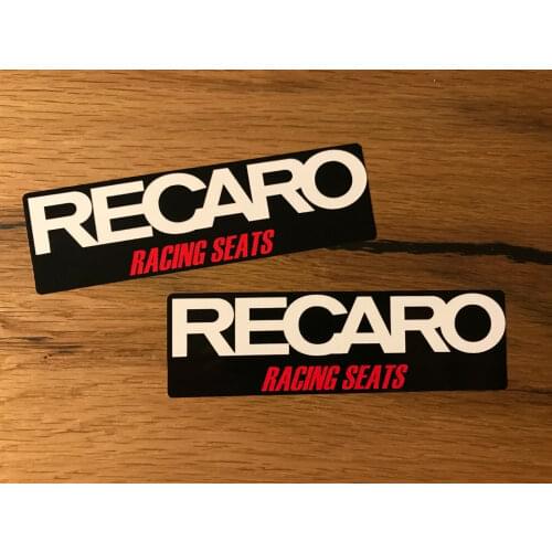 RECARO Sticker Sticker Shell Seat Sport Seat Pole Position Racing Seats # 421
