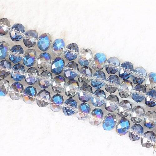 Wholesale 9 colors 3*4mm faceted rondelle abacus AB crystal glass loose beads 150pcs/strand spacer accessories jewelry B673
