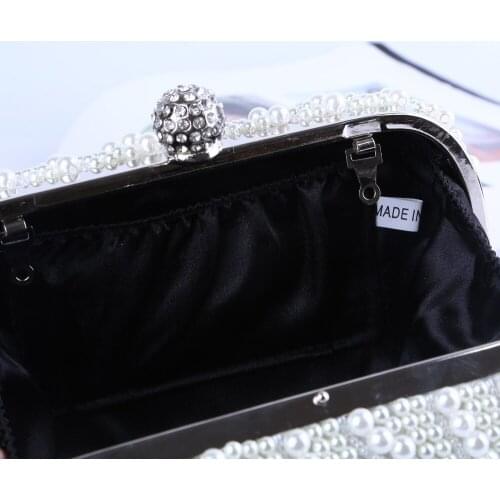 Luxury Elegant Solid Shape Round Evening Bag Rhinestone Sweet Lady Wedding Dinner Clutch Bag
