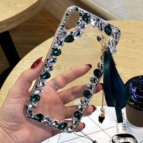 Rhinestone Case For Samsung Galaxy A70 A60 A50 A10 A30 A40 Note 9 8 10 pro S10Lite S10E S10 S9 S8Plus M10 M20 M30 A8 A9 2018 A9S
