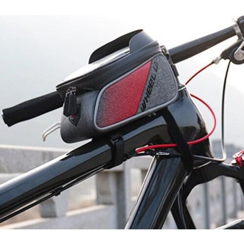 Cycling bike frame telephone bag cycling phone bag bicycle front beam bag waterproof bike bag