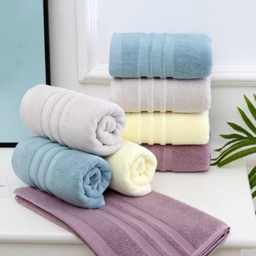 High Quality Cotton Solid Color Face Towel for Adult Soft Absorbent Towel Household Travel Gym 3pcs/set