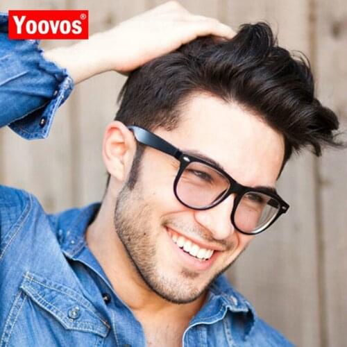 Yoovos 2021 Glasses Frame Men Classic Vintage Glasses Frame For Women/Men Eyeglasses Retro Square Okulary Simple Gafas De Mujer